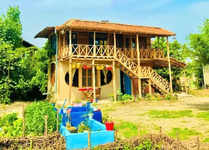 بوم گردی آوش - کلبه کاج اتاق شید - کلبه کاج_همکف