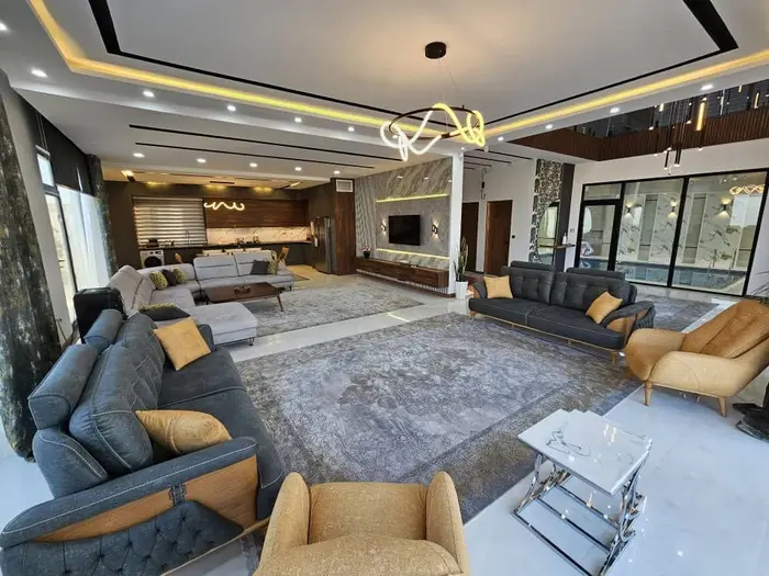 ویلا سه خوابه دوبلکس استخردار آبگرم عمارت آتلانتیس - ۱۴_پذیرایی همکف