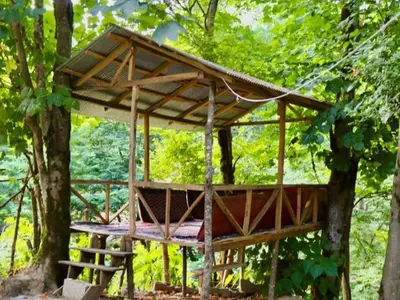 ویلا دوخوابه جنگلی مرکیه