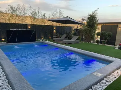 ویلا چهارخوابه استخردار آبگرم گلستان یکم