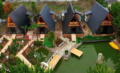 کلبه یک خوابه چوبی سوئیسی کاسپین ۳