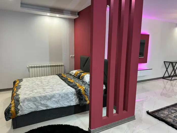 آپارتمان یک خوابه جکوزی دار سرسبز 1 مرزداران