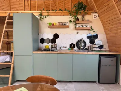 کلبه فلت چوبی ورگانو