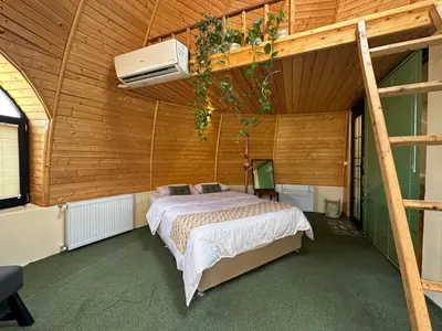 کلبه فلت چوبی ورگانو