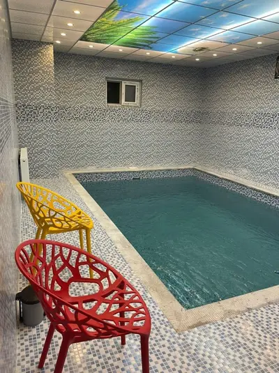 کلبه دوخوابه استخردار آبگرم طبیعت 1