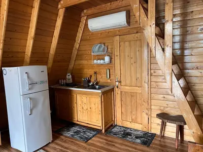 کلبه فلت سوئیسی استخردار چهارفصل الیزه