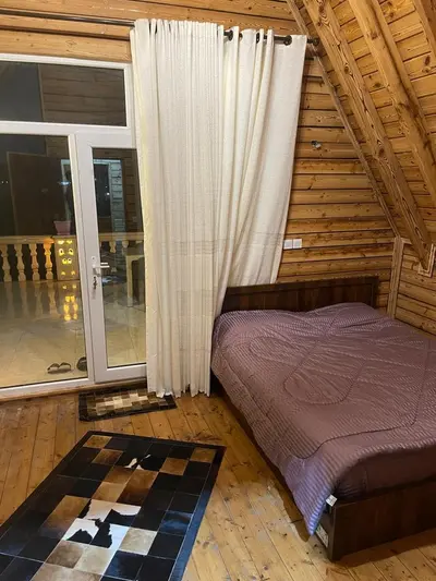 کلبه دوخوابه استخردار آبگرم طبیعت 1