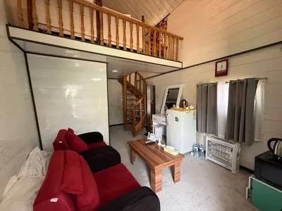 بومگردی پازارلند - کلبه چوبی دوبلکس 1