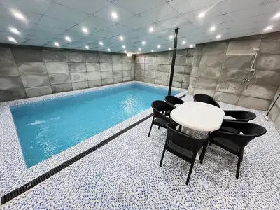 ویلا سه خوابه استخردار آبگرم دوبلکس شب بو