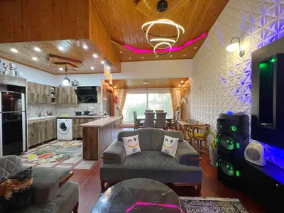 ویلا دوخوابه استخردار آبگرم سرسره آبی