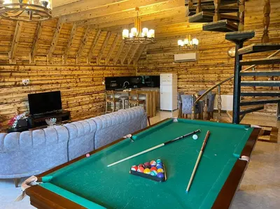 کلبه دوخوابه استخردار آبگرم طبیعت 1