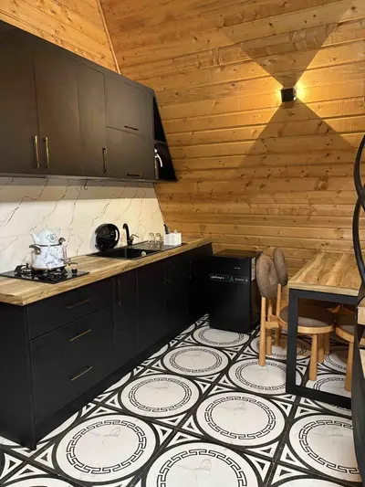 کلبه یک خوابه جکوزی دار شمعدونی