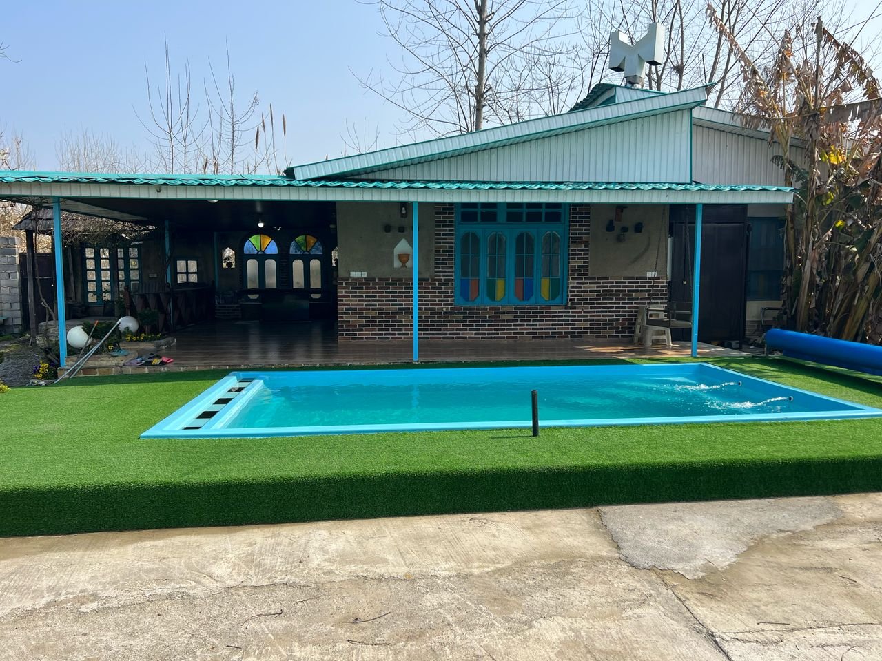 ویلا دوخوابه استخردار آبگرم آرامش 6