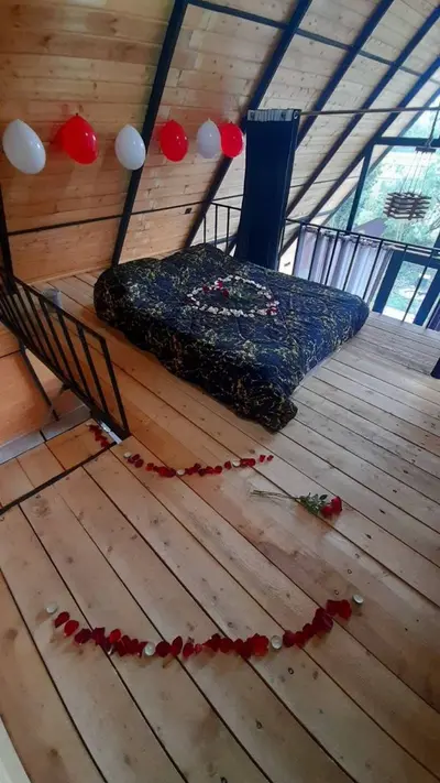 کلبه یک خوابه سوئیسی جکوزی دار مونترو