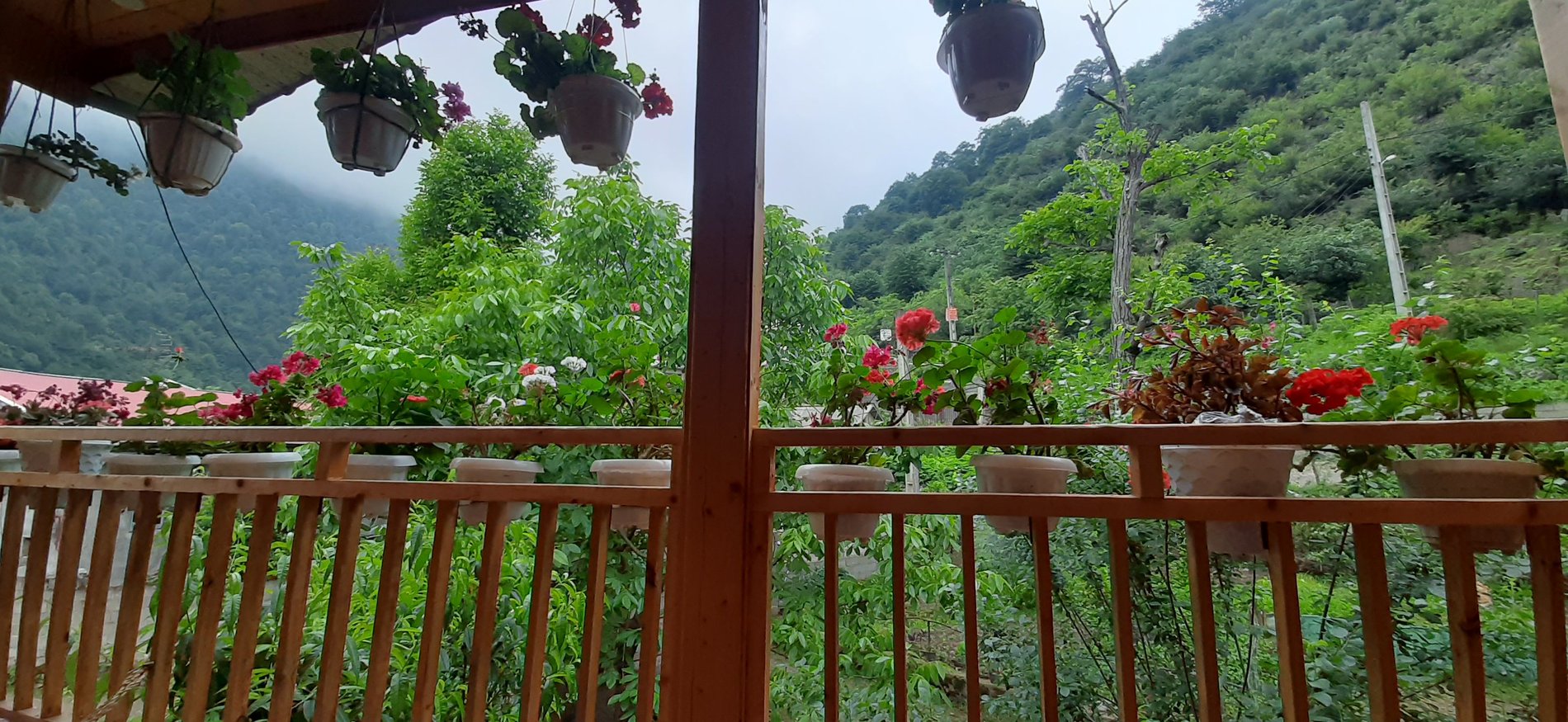 دوخوابه چوبی گل تاج شالما