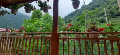 کلبه دوخوابه چوبی گل تاج شالما