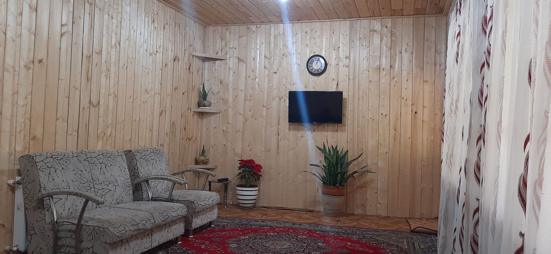 دوخوابه چوبی گل تاج شالما