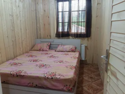 کلبه دوخوابه چوبی گل تاج شالما