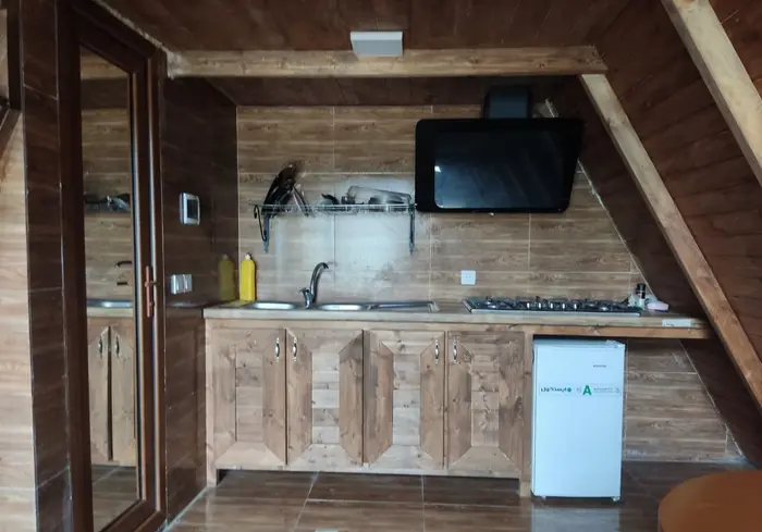 کلبه یک خوابه جکوزی دار دوقلوها - اشپزخانه