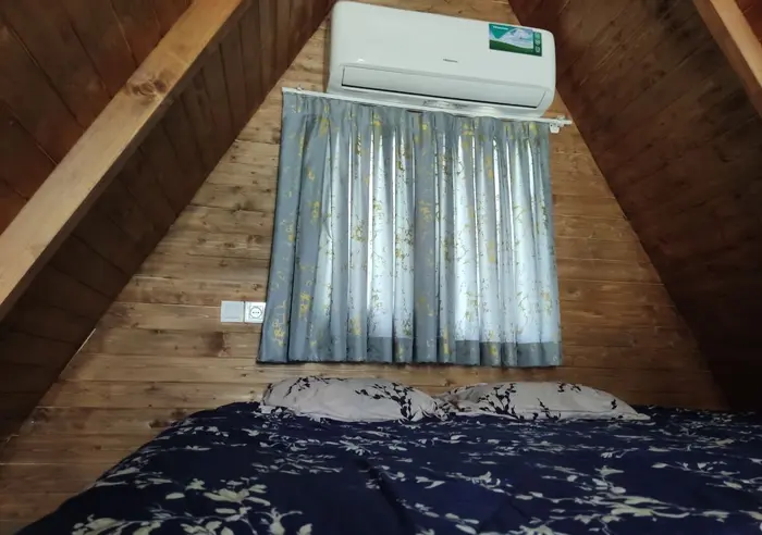 کلبه یک خوابه جکوزی دار دوقلوها - خواب بالا