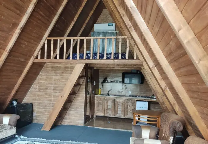 کلبه یک خوابه جکوزی دار دوقلوها - ویو بالا