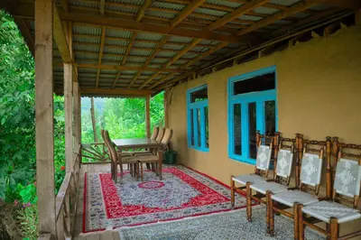 کلبه یک خوابه جنگلی بهشت 11