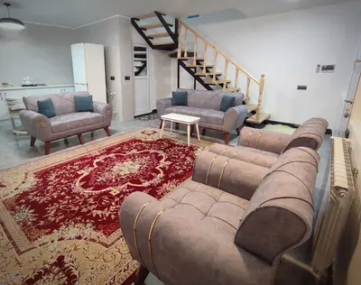 ویلا دوخوابه چوبی جنگلی شالیزار