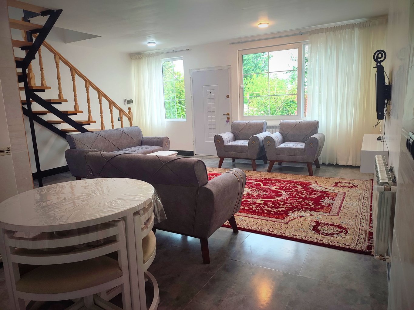 دوخوابه چوبی جنگلی شالیزار