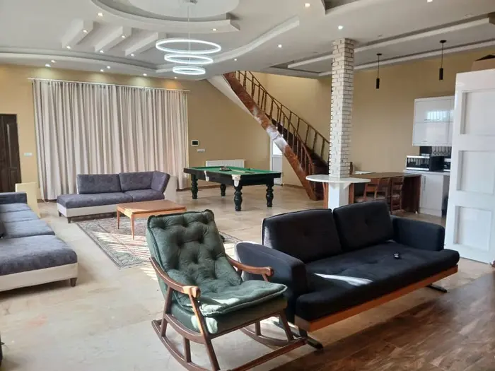 ویلا چهارخوابه استخردار آبگرم قصردشت - حال و پذیرایی 