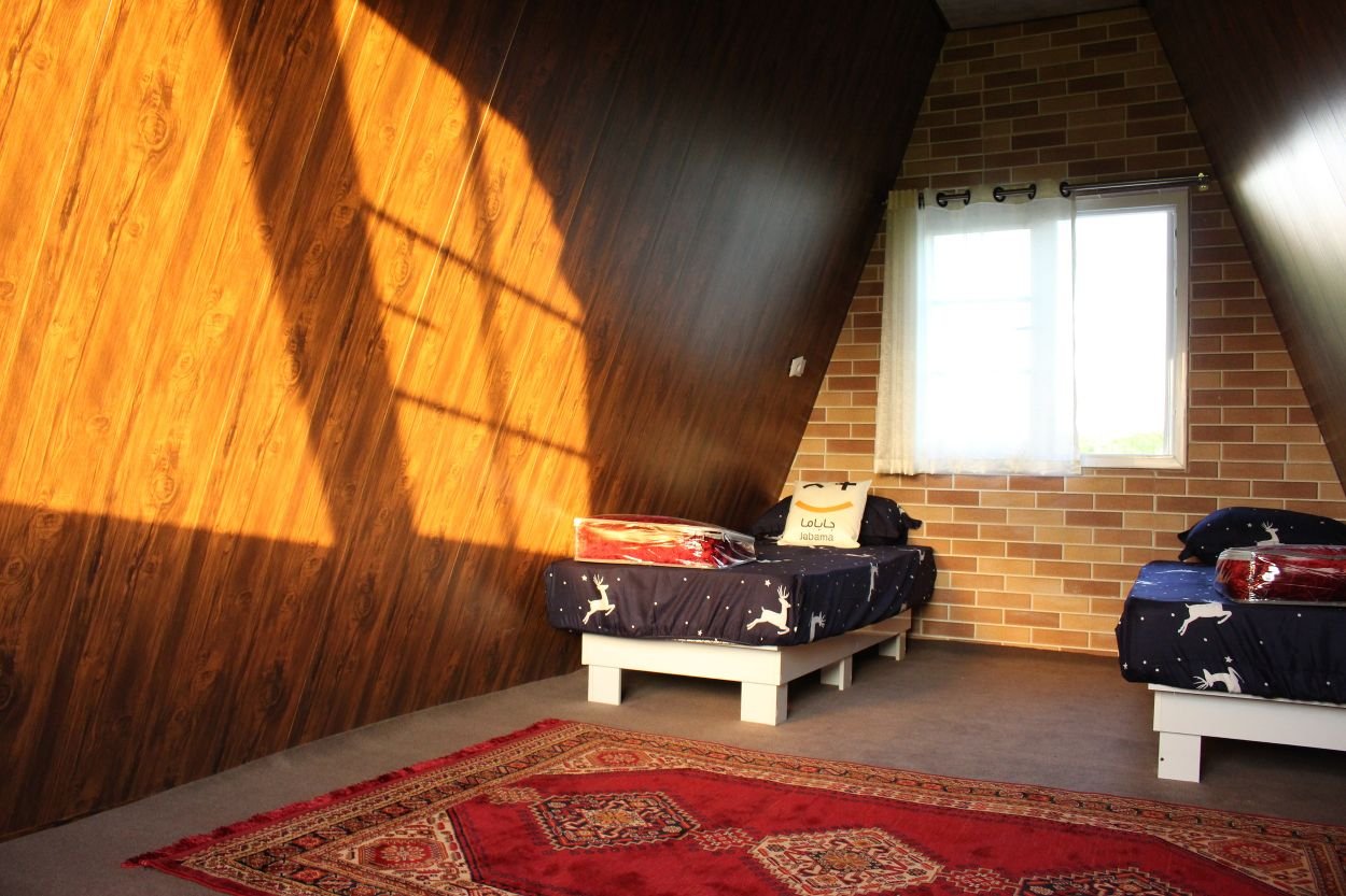 کلبه یک خوابه چوبی توسادار