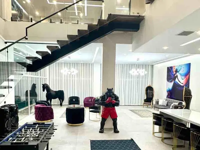 ویلا چهارخوابه دوبلکس استخردار آبگرم افشاریه - نمای پذیرایی