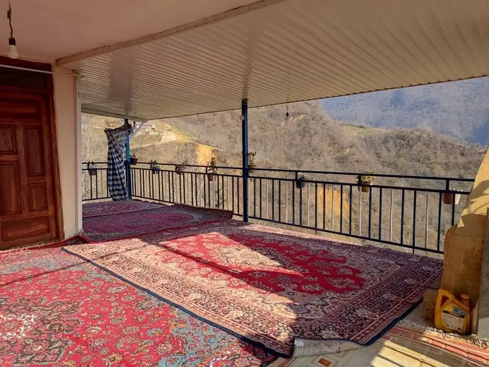 کلبه فلت آتا - تراس