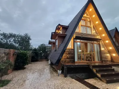 کلبه دوخوابه استخردار آبگرم نیاکان