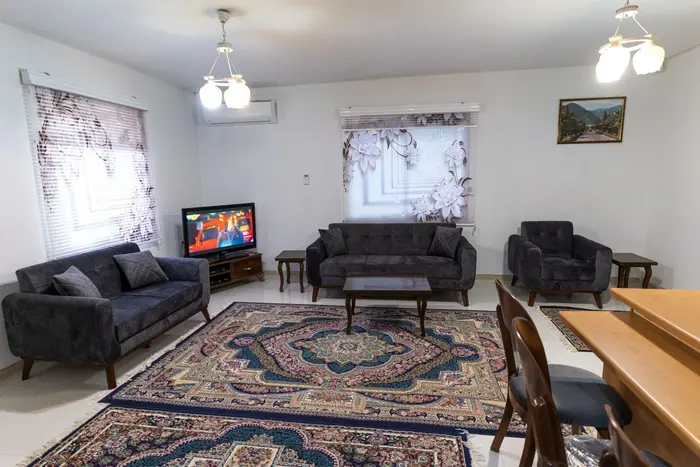 ویلا دوخوابه جنگلی استخردار آبگرم لپاسرک