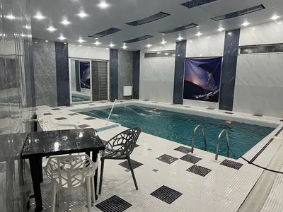 ویلا چهارخوابه استخردار آبگرم جمشیدی