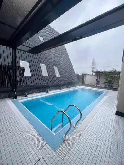 کلبه دوخوابه استخردار آبگرم میران 1