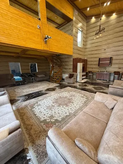 کلبه سه خوابه استخردار آبگرم امپراطور چوبی