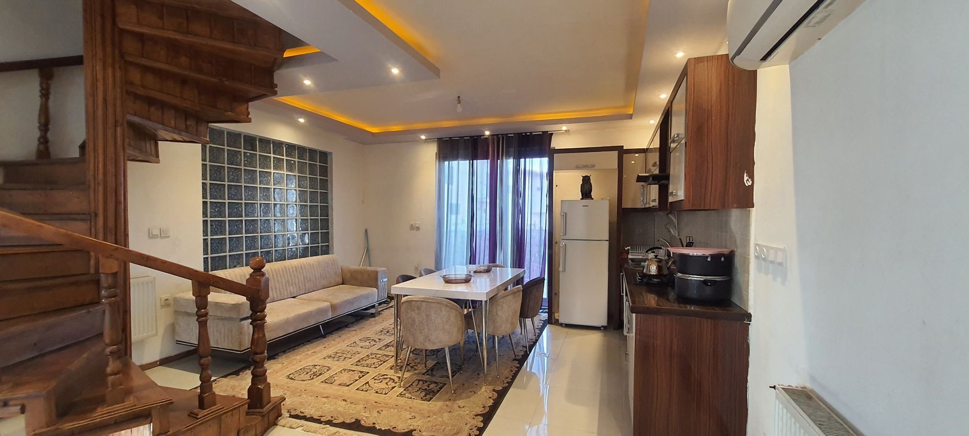 ویلا دوخوابه دوبلکس استخردار آبگرم شالیزار 11