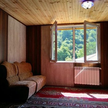 کلبه دوخوابه چوبی جنگلی شالما 2