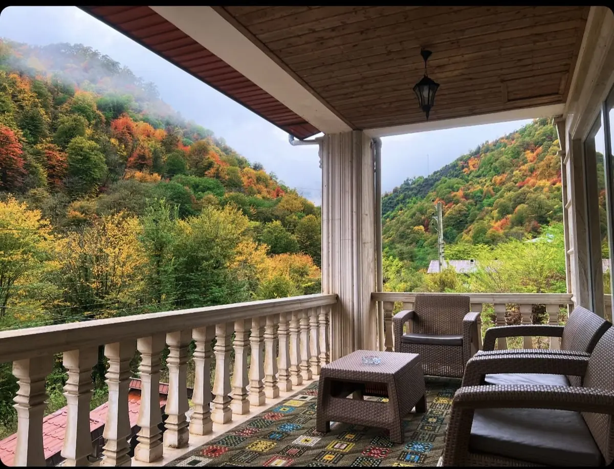 ویلا دوخوابه جنگلی رودخانه آرامش