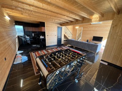 کلبه دوخوابه چوبی استخردار آبگرم لیانا