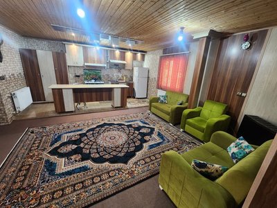 کلبه دوخوابه چوبی لب رودخانه 5