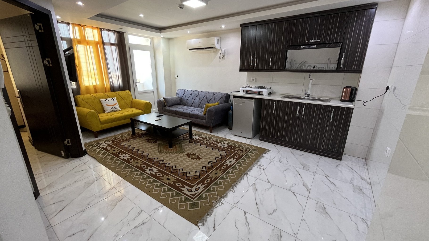 یک خوابه تاک - واحد دوتخته