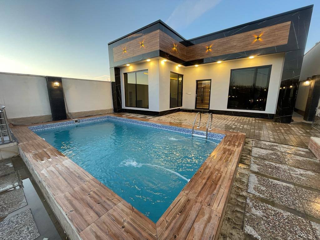 ویلا دوخوابه استخردار باغ گندم