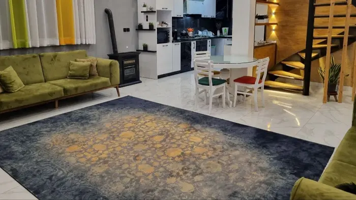 ویلا دوخوابه استخردار آبگرم کفترود - حال و پذیرایی