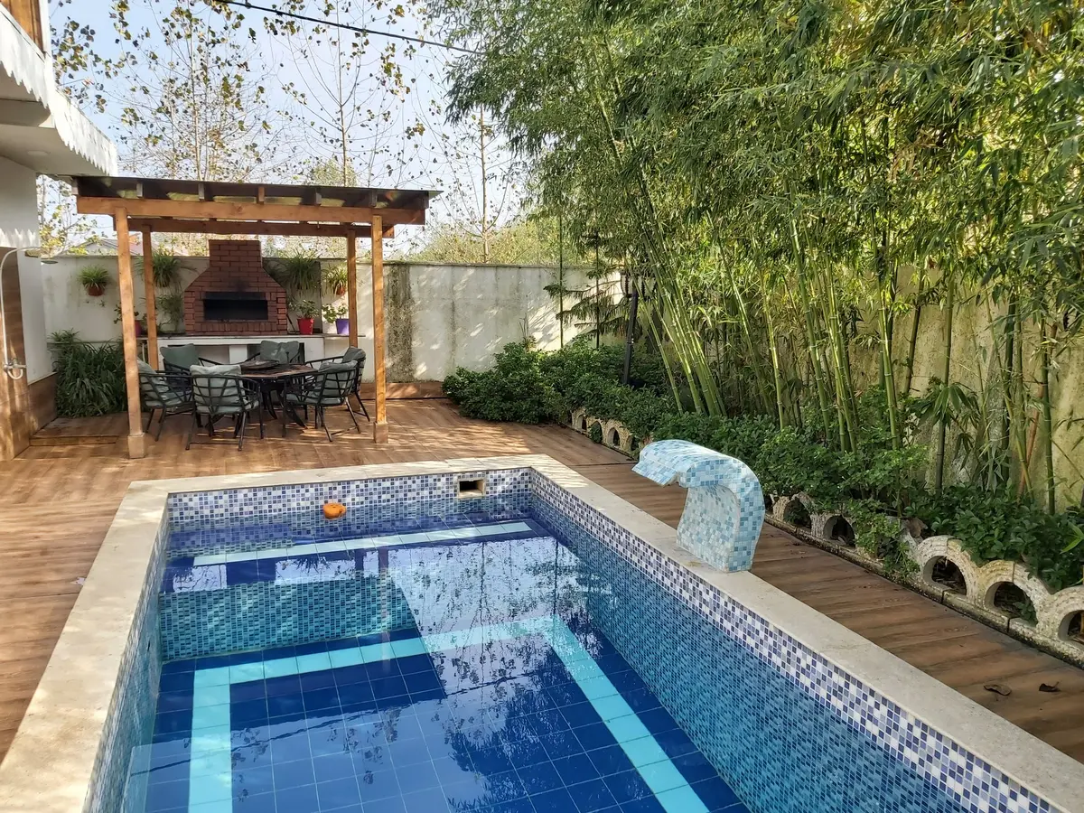 ویلا دوخوابه استخردار آبگرم کفترود