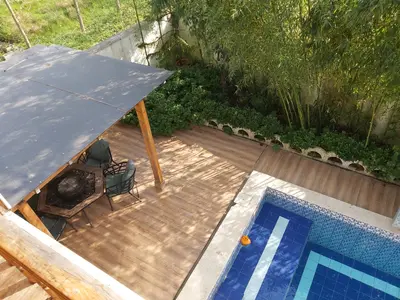 ویلا دوخوابه استخردار آبگرم کفترود