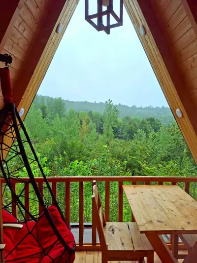 کلبه یک خوابه دوبلکس سوئیسی تینار