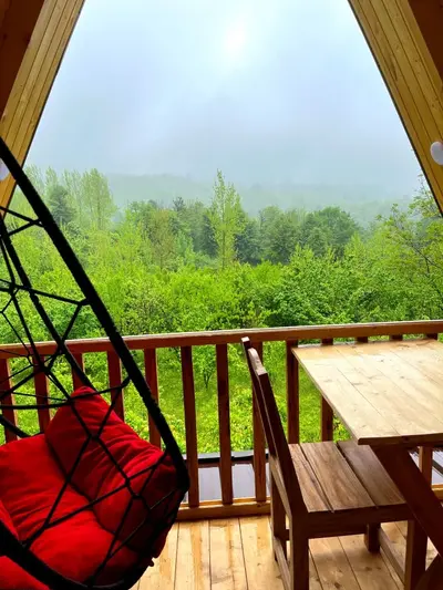 کلبه یک خوابه دوبلکس سوئیسی تینار