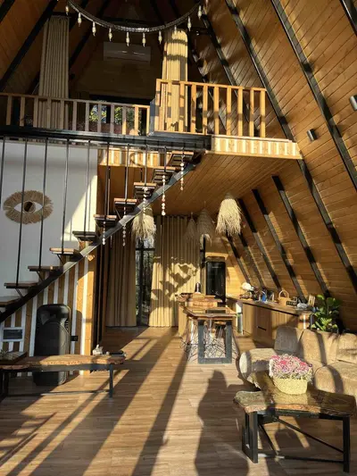 کلبه دوخوابه دوبلکس جنگلی 71